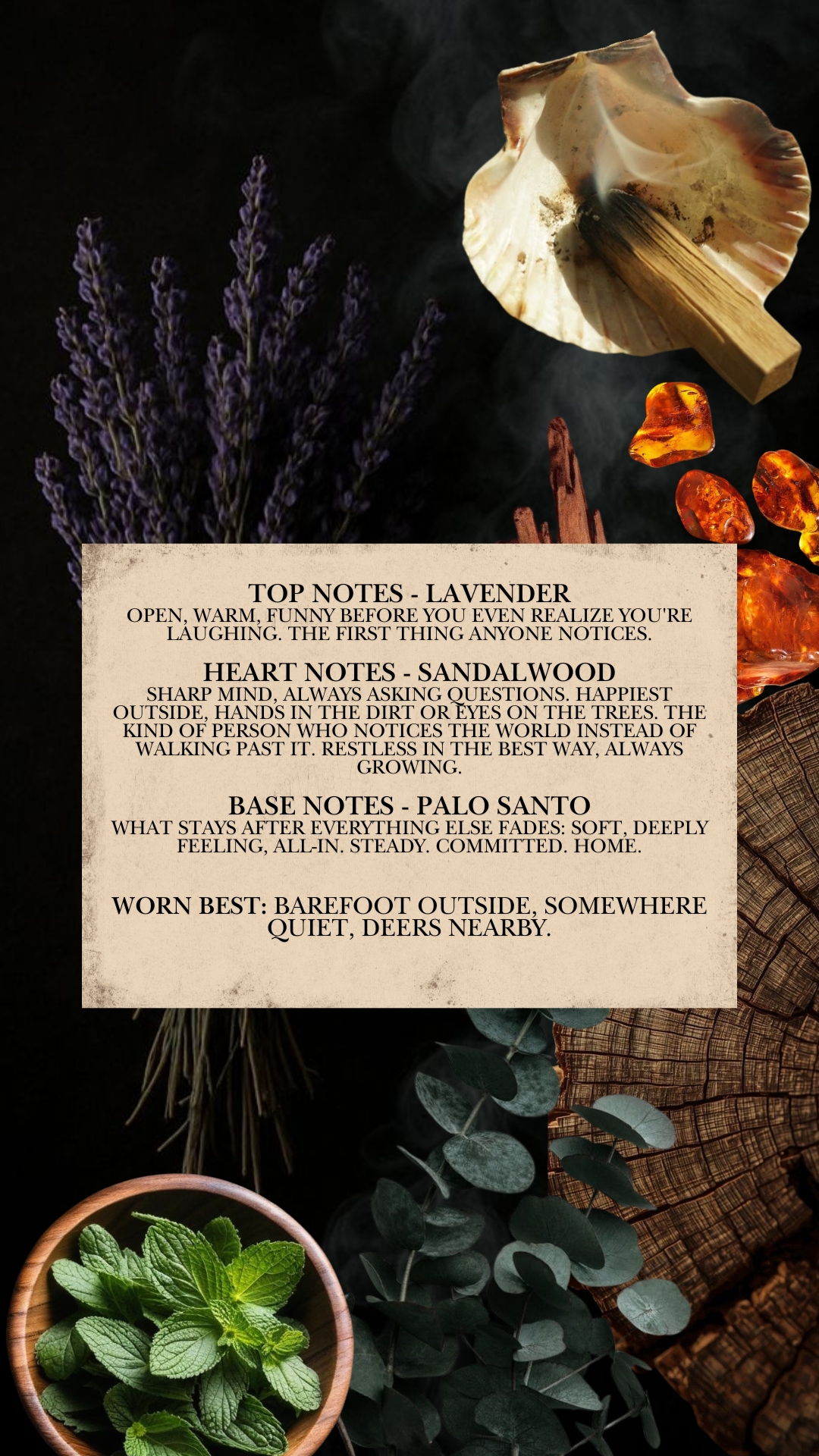 A scent chosen for you